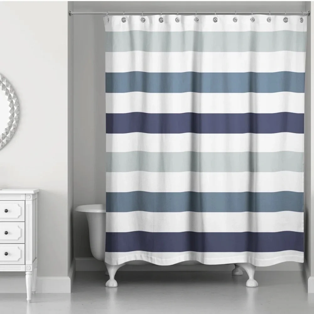 Boucher Striped Shower Curtain